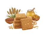 Rajgira-Gud-Ghee "UpvasProtein" Bites (Kaju-Ilachi Wellness)